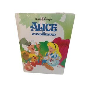Walt Disneys Book Alice In Wonderland 1991 Hardcover 96 Pages With Tag